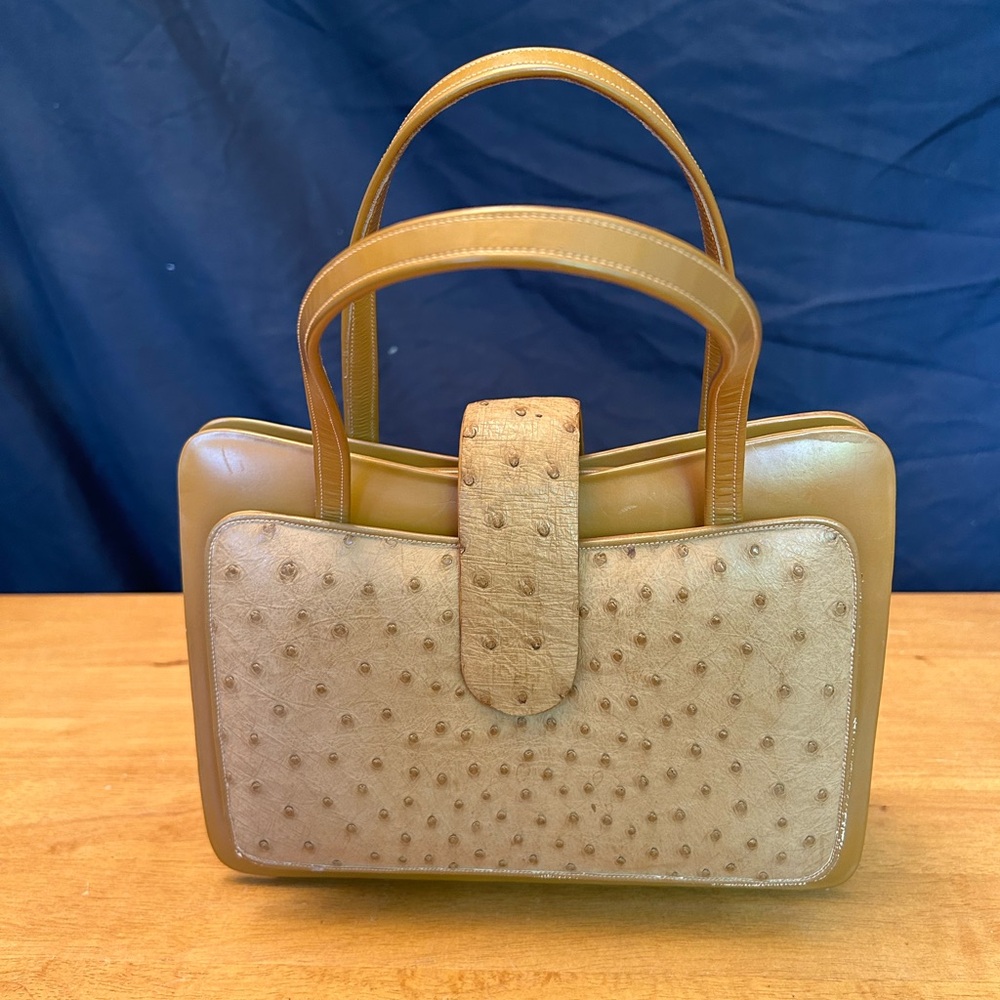 Vintage Ostrich Leather Bag